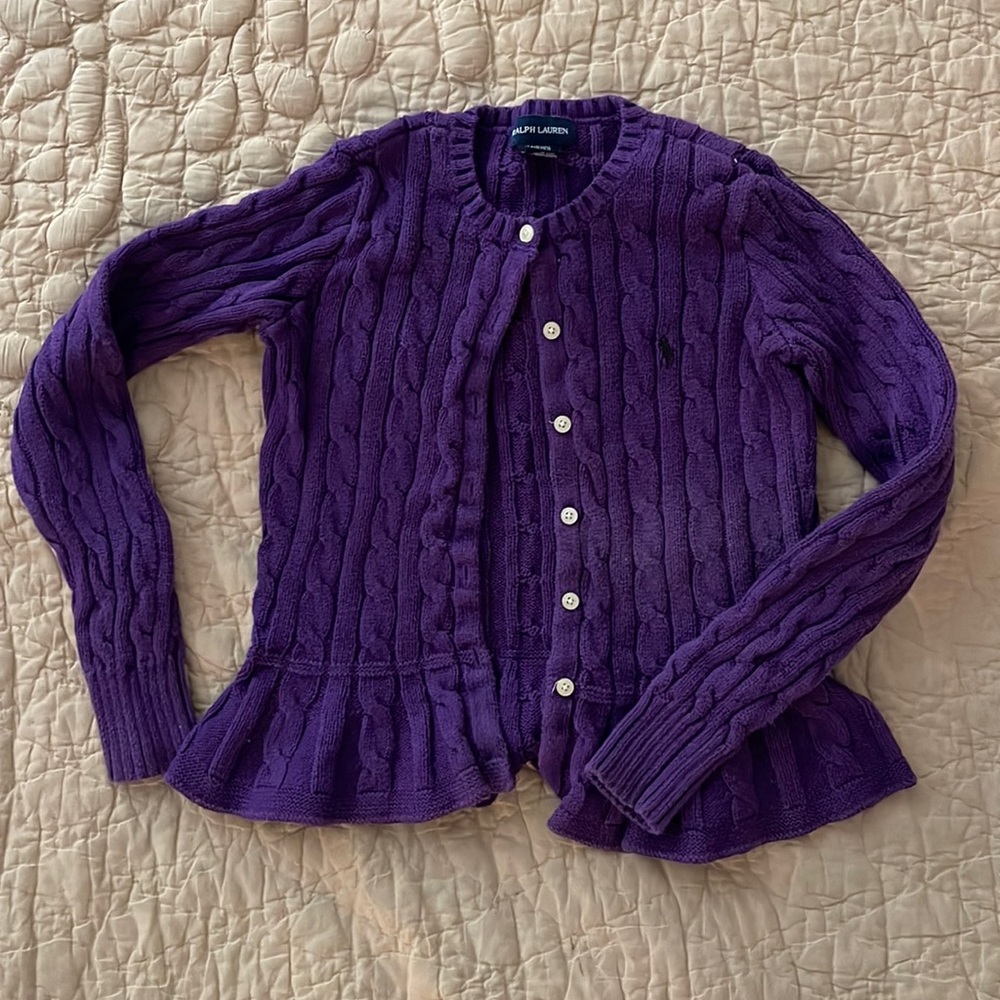 Ralph Lauren cable knit cardigan
